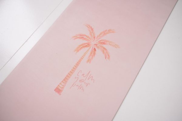 palm tree pilates mat