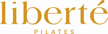 liberte pilates logo gold